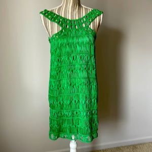 Diane con Furstenburg Green dress